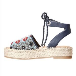 Comfortview Ashlyn Ankle Wrap Espadrilles 8WW